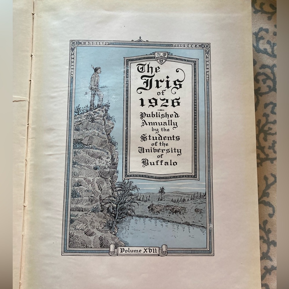 1926 State University of New York at Buffalo yearbook ‘THE IRIS’ 100 Year Anniv